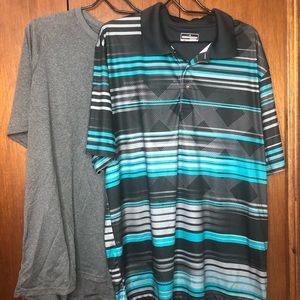 Under Armour & Grand Slam polo 2XL XXL Bundle